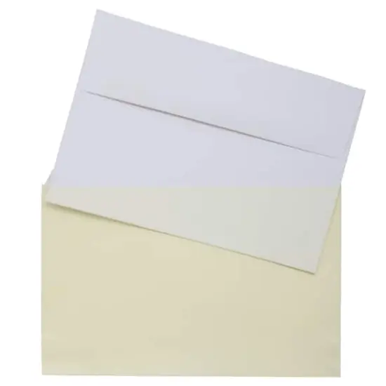 JAM Paper 5.43" X 8.62" Self Adhesive Closure Cello Sleeves, 100ct. Yellow {6}