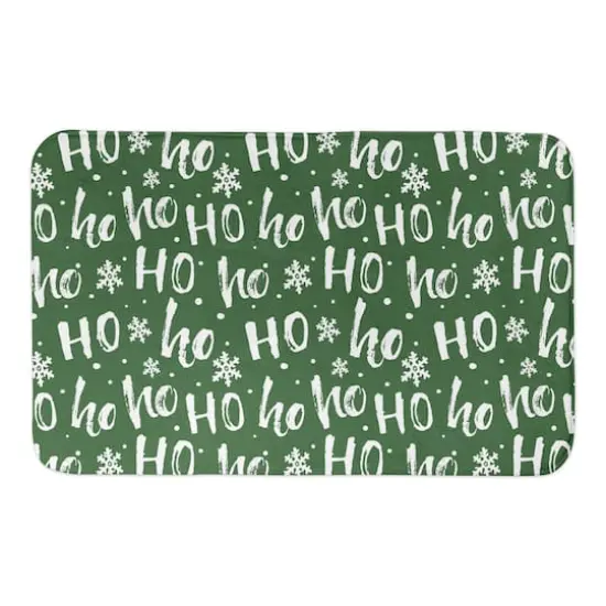 Ho Ho Ho Pattern Bath Mat {1}