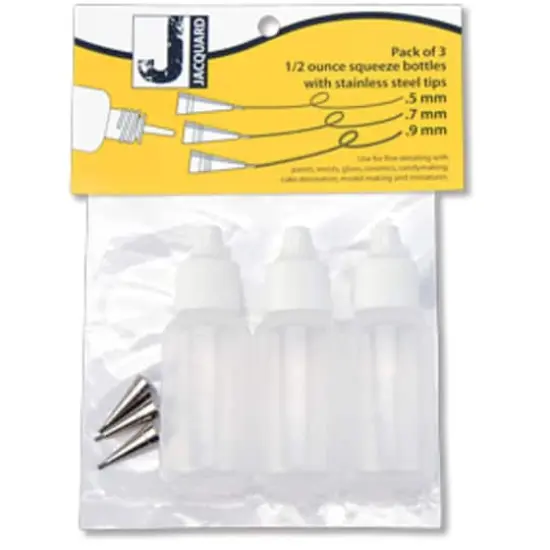 Jacquard Small Applicator Bottle with Metal Tip Set {1}