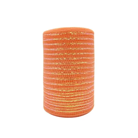5.5" x 15yd. Coral Mesh Ribbon by Celebrate It&trade; {1}