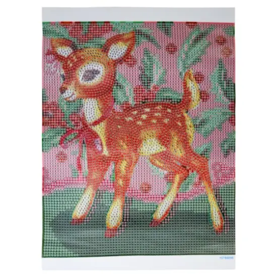 8" x 10" Deer Diamond Art Kit with Frame by Make Market® {3}