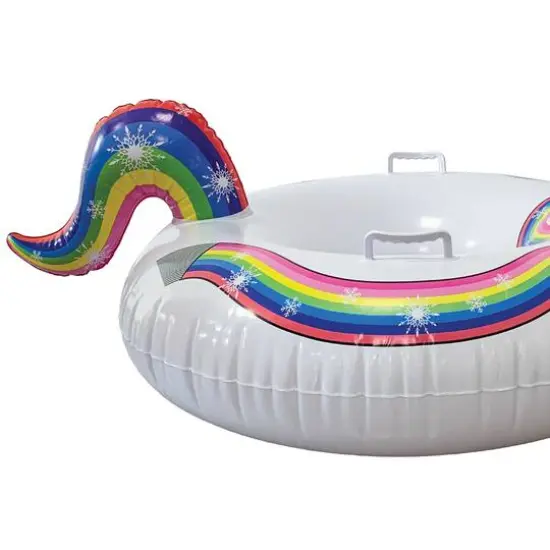 SNOWFUN Inflatable Unicorn Snow Tube {4}