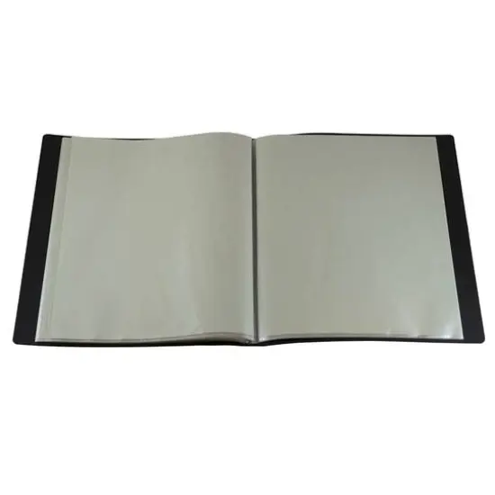 JAM Paper Black Letter Size Display Book 12 Pack of 24 Pages {3}