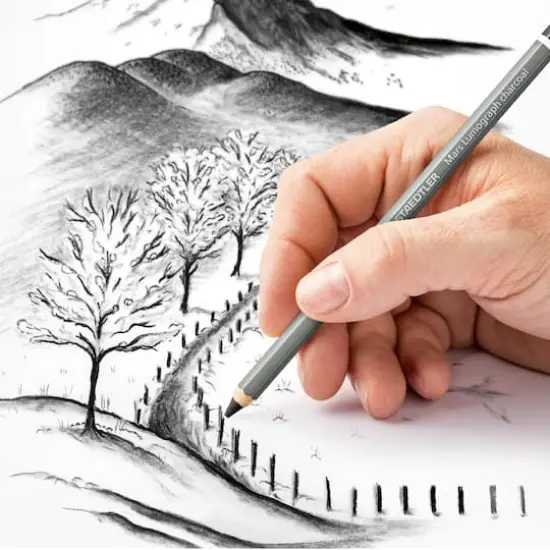 Staedtler&reg; Mars&reg; Lumograph&reg; Charcoal Sketching Set, 7pc {4}