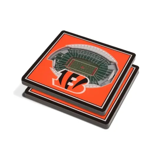 3D StadiumView Coasters Cincinnati Bengals {1}