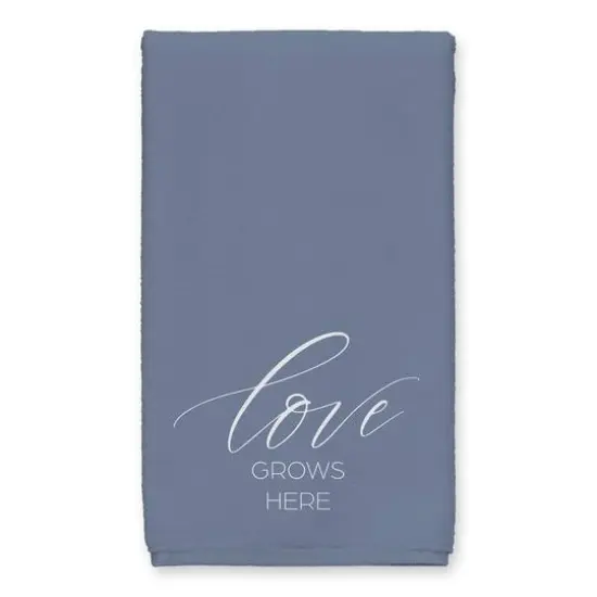 Love Grows Here Tea Towel Set Blue {3}