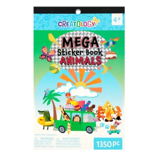 Animals Mega Sticker Book by Creatology&trade; {1}