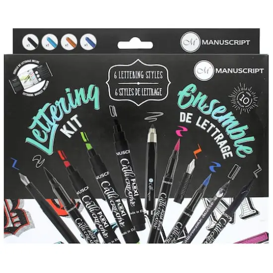 Manuscript Callicreative Lettering Set {1}