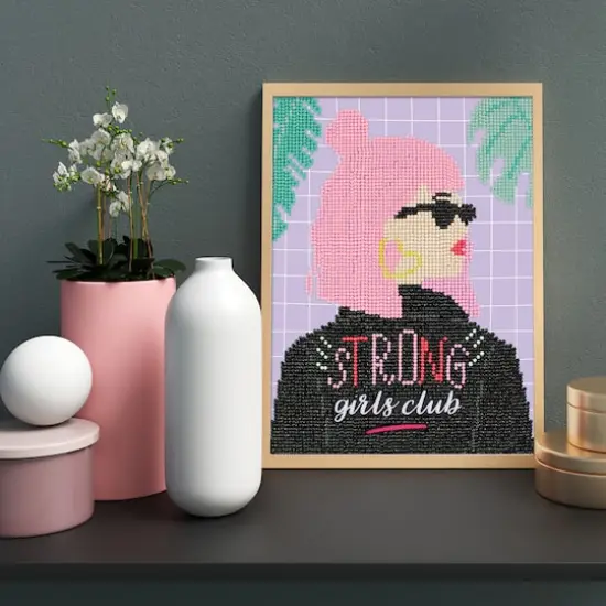 Camelot&reg; Dots Strong Girls Club Diamond Painting Kit {5}