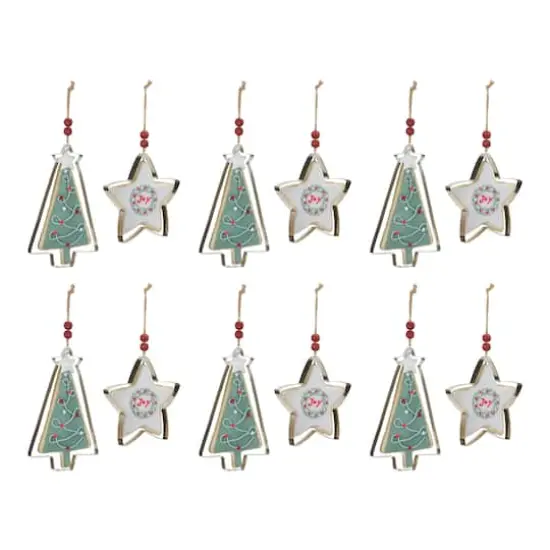 Tree & Star Cookie Cutter Ornament Set {1}