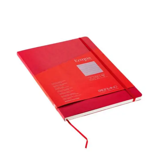 Fabriano&reg; EcoQua Plus A4 Lined Stitch-Bound Notebook Red {6}