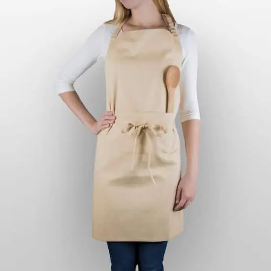 DII&reg; Chino Chef Apron Pebble {5}