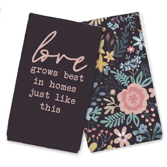 Love Grows Tea Towel Set {1}