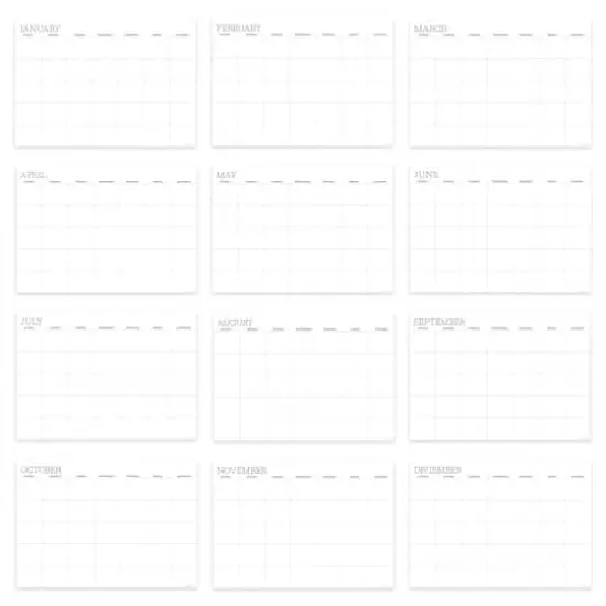 TF Publishing Medium Dry Erase Wired Hanging Horizontal Wall Calendar {3}