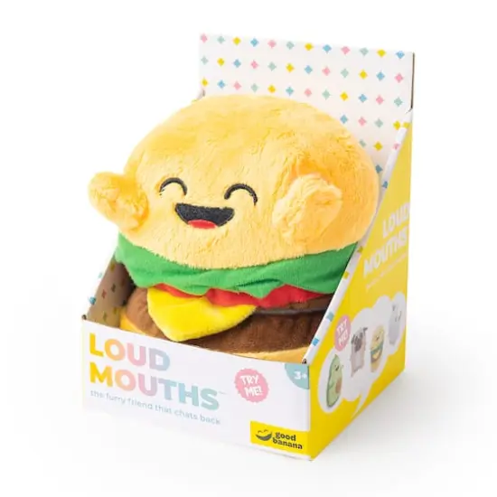Good Banana&trade; Hamburger Loud Mouths Plush Toy {3}
