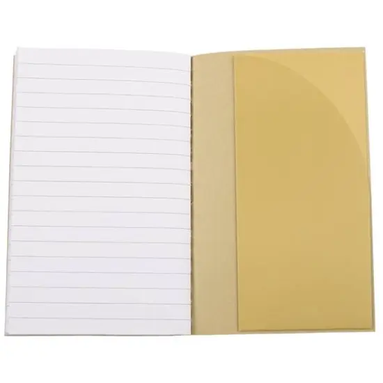 JAM Paper Glitter Kraft Pocket Journal, 2ct. Gold {6}