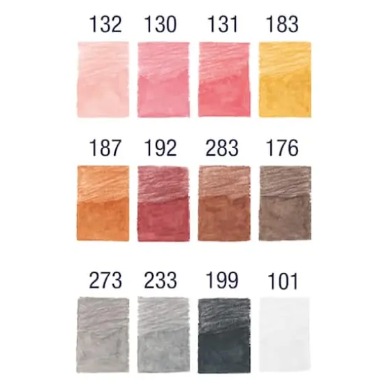 Faber-Castell® Goldfaber Aqua 12 Color Skin Tone Watercolor Pencil Set {5}