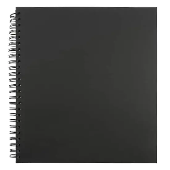 12" x 12" Spiral Bound Scrapbook Album by Recollections&reg; Black {1}