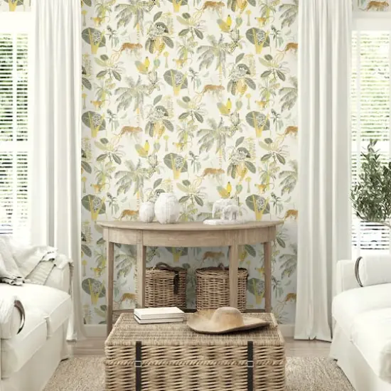 Tommy Bahama Heavenly Kingdom Peel & Stick Wallpaper Linen {4}