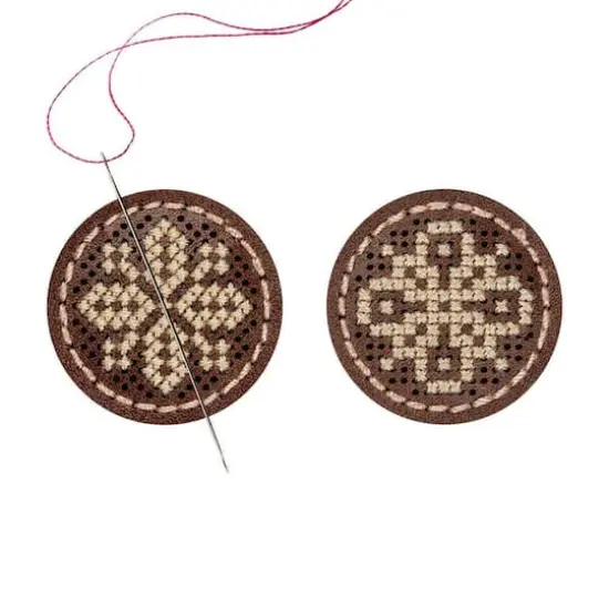 Wonderland Crafts Flower Heads Magnetic Needle Holder Embroidery Kit, 2ct. {3}