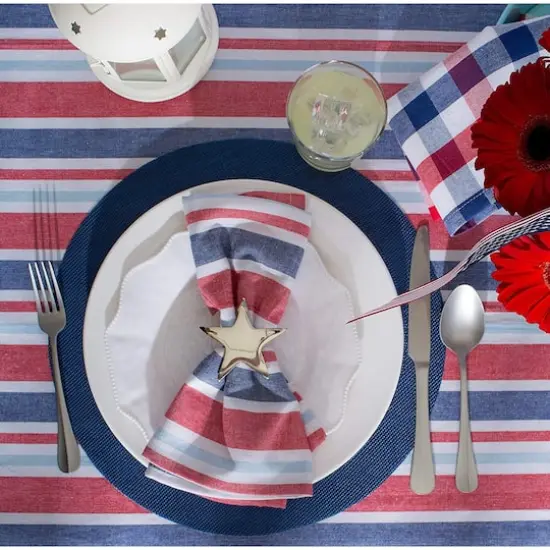 DII&reg; Patriotic Stripe Cloth Dinner Napkins, 6ct. {5}