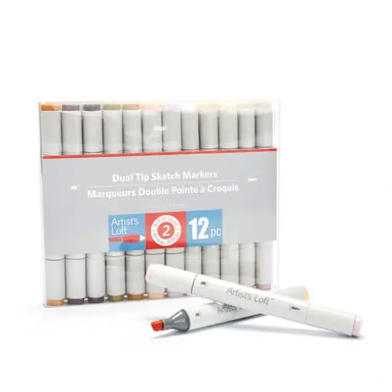 Dual Tip Neutral Sketch Marker Set by Artist's Loft&trade; {7}