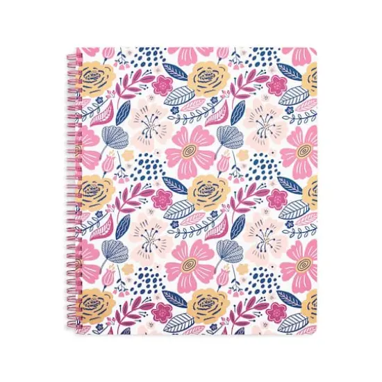 Steel Mill & Co.&reg; Mosaic Floral Large Spiral Notebook {1}