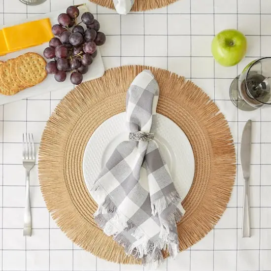 Kitchen Windowpane Tablecloth 60" x 104" {5}