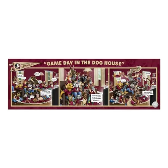 College Game Day in the Dog House 1,000 Piece Puzzle Florida State Seminoles {5}