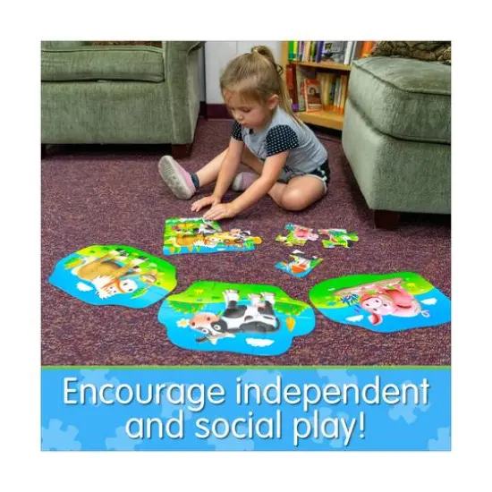 My First Puzzles - 4 In A Box - Farm: 20 Pcs {9}