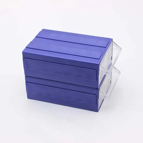 Sparkly Selections Blue Diamond Art Container Drawer with 20 Bottles {5}