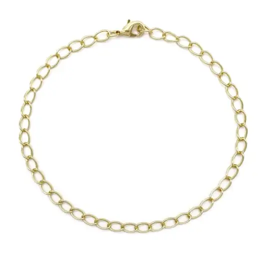 18K Gold Plated Curb Bracelet by Bead Landing&trade; {1}
