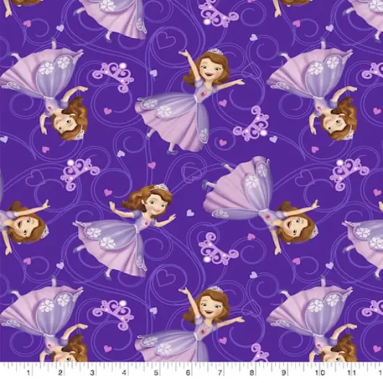 Disney Sofia the First Cotton Fabric {3}