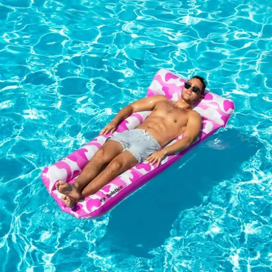 Swimline Solstice Camo Print Mattress Float {3}