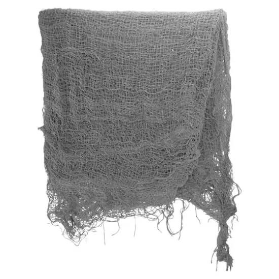 9.75ft. Gray Gauze and Bats Halloween Decoration Kit {4}