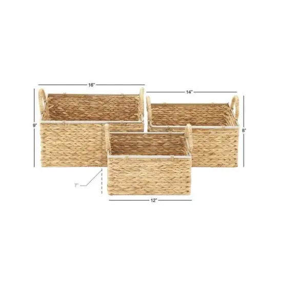 Sea Grass Contemporary Storage Basket Set {11}