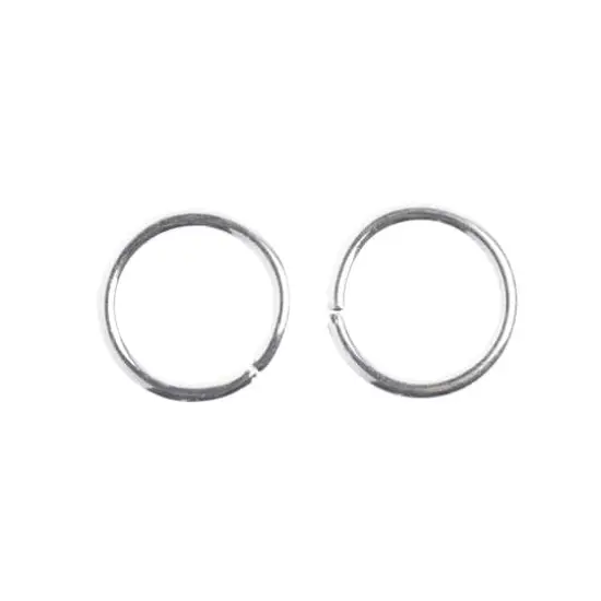 John Bead Must Have Findings 8mm Round Jump Ring, 118ct. Silver {4}