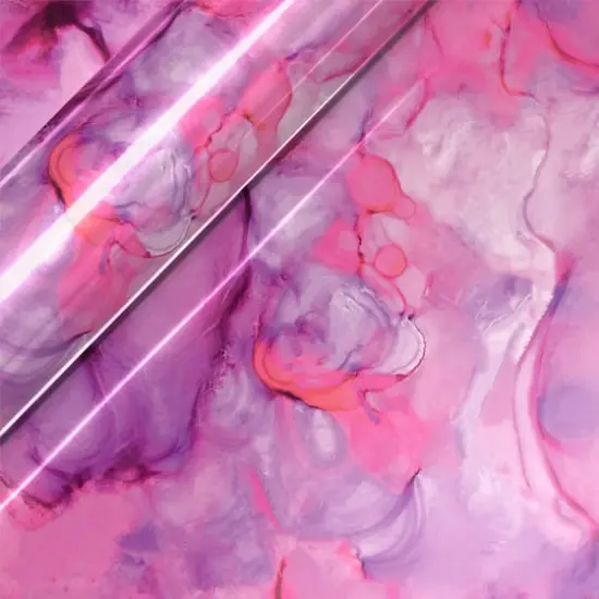 Siser® EasyPatterns® Plus Ocean Waves Heat Transfer Vinyl Hot Pink {1}