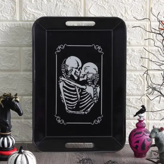 11.25" x 16.25" Metal Skeleton Tray Tabletop D&eacute;cor by Ashland&reg; {3}