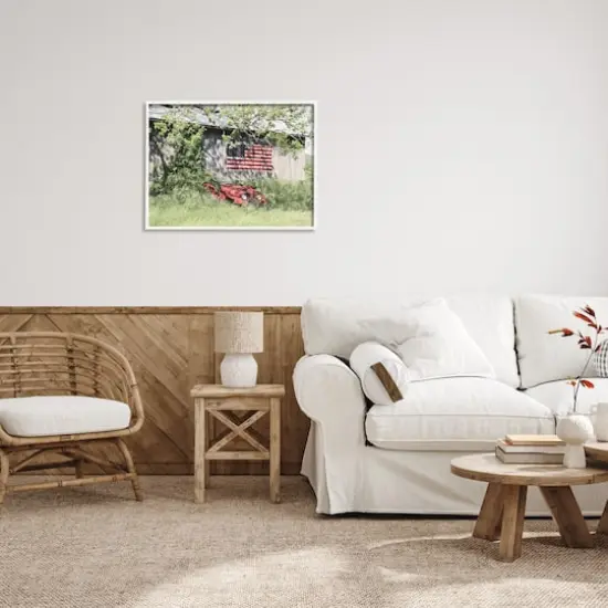 Stupell Industries Americana Lush Country Greenery Framed Giclee Art White {3}