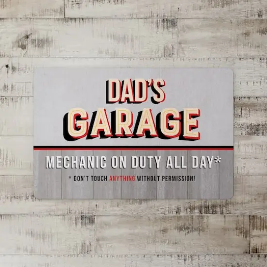 Dad's Garage Floor Mat {3}