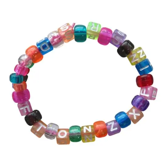 Creatology&trade; Assorted Alphabet Beads, Glitter {3}
