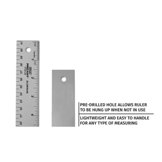 Pro Art&reg; 24" Aluminum Ruler {3}