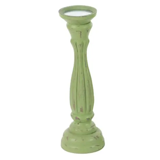 Green Wood Traditional Candle Holder Set, 3ct.  {5}