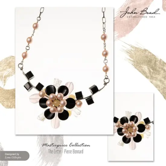 John Bead Masterpiece Collection Glass Bead Box Mix The Letter/Pierre Bonnard {4}