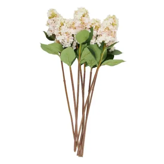 34.5" Pink Hydrangea Artificial Flower Stem, 8ct. {4}