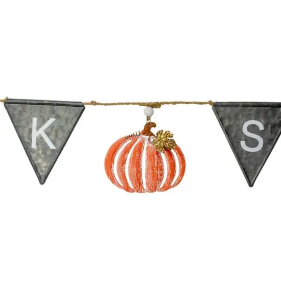 64" Metal Thanksgiving "THANKS" Banner {3}