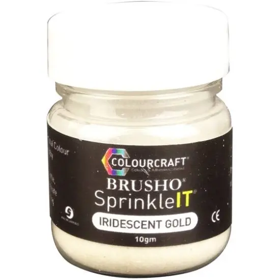 Brusho SprinkleIT, 10g Iridescent Gold {1}