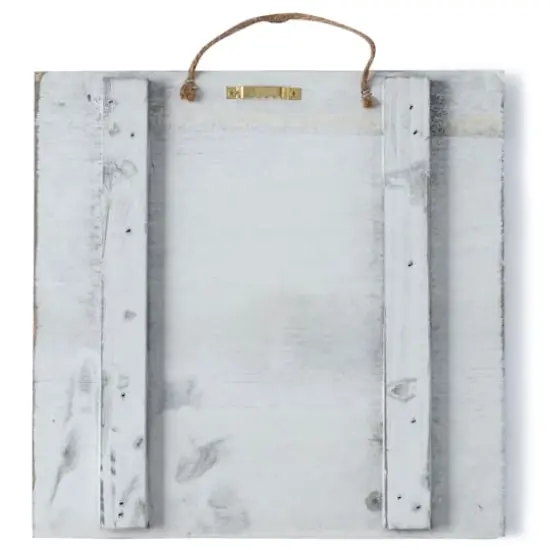10" x 10" Whitewashed Wood Square Plaques by Make Market&reg;, 2ct. {6}
