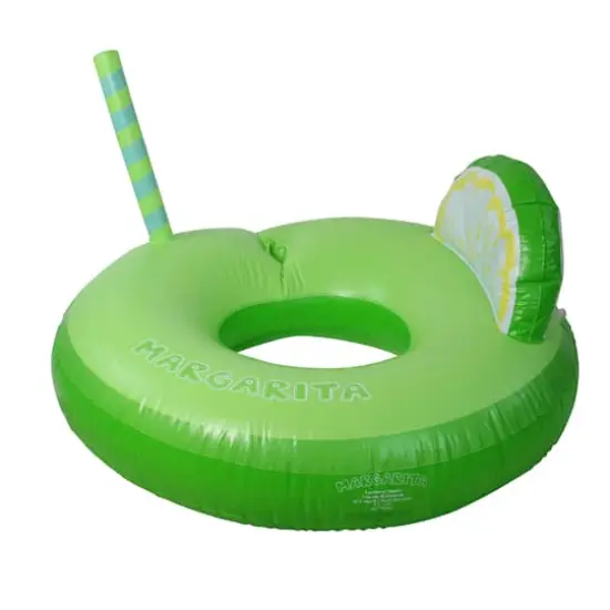 Swimline 41" Inflatable Green Margarita Ring Pool Float {3}